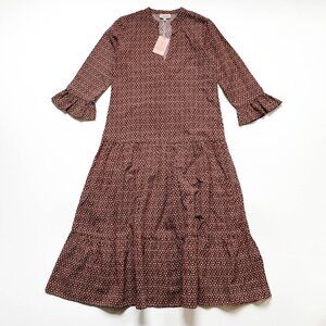 Mason’s Daughter Cotton Linen Midi Dress Size Small NEW NWT
